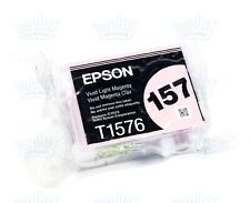 Genuine Epson 157 Vivid Light Magenta Ultrachrome Ink Cartridge T1576 R3000 picture