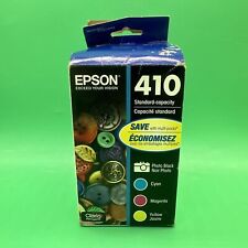 Epson 410 Photo Black Tri Color Ink Cartridge Genuine OEM Open Box 3/23 picture