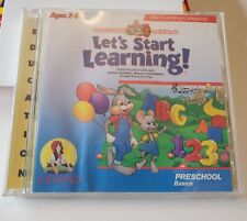 Reader Rabbit Lets Start Learning Preschool Basics PC Win/Mac - Sun Maid CD-ROM picture