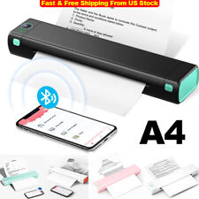 Phomemo M08F A4 Bluetooth Portable Thermal Printer Android iOS Phone&Laptop LOT picture