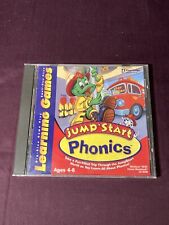 Jump Start Phonics CD-ROM Ages 4-6 PC/Mac 1999 Educational Games Homeschool Kids picture
