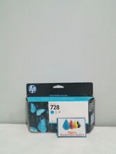 HP 728 130-ml Cyan DesignJet Ink Cartridge, F9J67A Exp 2020 picture