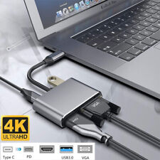 USB 3.1 Type C To HDMI VGA Adapter For iPhone 15/Plus/Pro Max Macbook Samsung TV picture