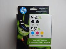 New 5-PACK HP GENUINE 950XL Black & 951XL Color Ink OFFICEJET PRO 8630 SEALED 25 picture