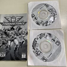 Freedom Force vs The 3rd Reich (PC, 2005) CD-ROM 2 Games And Manual picture