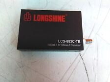 Power Tested Only Longshine LCS-883C-TB 10Base-T to 10Base-2 Converter AS-IS picture