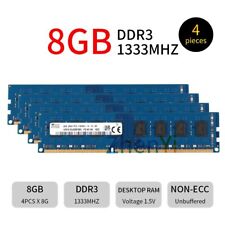 SKHynix 32GB 4x 8GB 4GB 2GB DDR3 PC3-10600U 2Rx8 1.5V 240Pin Desktop Memory LOT picture