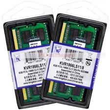 Kingston 16GB (2x8 GB) DDR3 1866 MHz 2RX8 PC3-14900S SO-DIMM Laptop Memory 1.5V picture