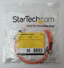 StarTech 50FIBLCLC1 1m Multimode 50/125 Duplex Fiber Patch Cable LC - LC picture