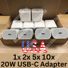 1-10 PACK 20W USB C Type C PD Fast Charger Adapter For iPhone 14 13 11 12 XR LOT picture