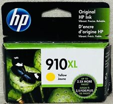 New Genuine HP 910XL Yellow Ink Cartridges OfficeJet Pro 8020 8025 EXP 10/2022 picture