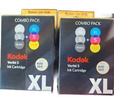 Kodak (Lot of 2) Verite 5 XL Combo Pack Ink Cartridge Black & Color New Sealed picture