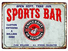 Georgia Bulldogs Sports Fans Welcome Mouse Pad Tin Sign Art On Mousepad picture