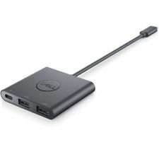 Genuine Dell Adapter USB-C to Dual USB-A with Power Pass-Through dell USB C hub  picture