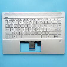 New Laptop Palmrest Backlit Keyboard For HP Pavilion 14-CE Series L19191-001 picture