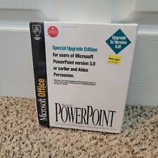 Microsoft Office Powerpoint Upgrade Version 4.0 Macintosh 1994 New Sealed  picture