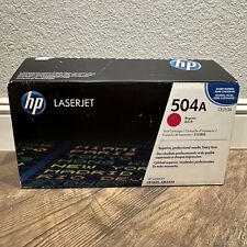 Genuine HP 504A LaserJet Toner Cartridge - Magenta (CE253A) NEW Open Box picture