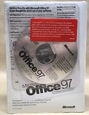 MICROSOFT OFFICE 97 PRO DISC NOS/SEALED WITH CERTIFICATE AND MANUAL picture
