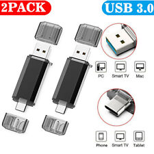 2PACK 64GB USB C USB 3.0 Flash Drive OTG Memory Stick For Samsung Phone/PC/MAC picture