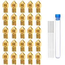 25PCS MK8 0.4mm 3D Printer Extruder Brass Nozzles For Ender 3 CR10 Anet A8 A8+ picture
