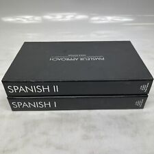 Compleat Set Of Spanish 1 & 2 Pimsler Approach 30 Lesson CD's (16 CD's Each) picture