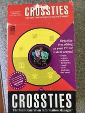 CROSSTIES VTG Boxed Utility Windows 3.1 Organizer Info Manager 3.5 Disk Software picture