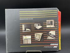 Vintage 1985 compaq portable 286 personal computer operations guide first Ed. picture