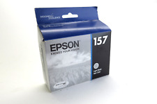 Epson 157 Light Black Ink Cartridge - T157720 Genuine - OEM - EXP 2019 - Sealed  picture