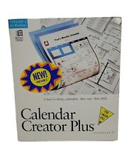 Vintage Spinnaker Calendar Creator Plus Version 2 for Windows 95 & Windows 3.1 picture
