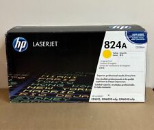 New Factory Sealed Distressed Box OEM HP 824A Yellow Toner Imaging Drum CB386A picture