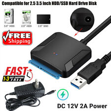 2X For Ultra Recovery Converter USB 3.0 to 3.5 SATA III Hard Drive Disk Adapter picture