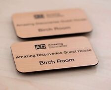 Quality Engraved Name Badges for Office restaurant shop club pub school Hotel picture