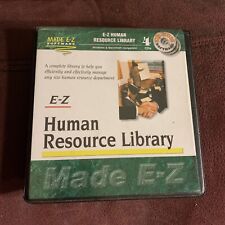 Vtg E-Z Human Resource Library 6 PC MAC manage department legal law forms manual picture
