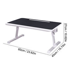 Portable Foldable Notebook Laptop Desk Table Stand Bed sofa Tray Adjustable US- picture