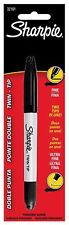 Sharpie 32101 Black Quick Dry Ultra Fine Twin Tip Permanent Marker (Pack of 6) picture
