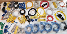 Lot of 53 Ethernet Cat5 Patch Network Cables Mixed Colors & Lengths Network part picture