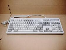 Vintage Packard Bell 5139 White PS/2 Wired Keyboard w/ Metal Bottom ✔✔✔ picture