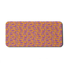 Ambesonne Floral Leaves Rectangle Non-Slip Mousepad, 35
