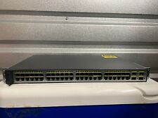Cisco Catalyst WS-C3750V2-48PS-S 48-Port PoE Switch picture