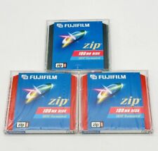 Fujifilm 100MB IBM Formatted ZIP Drive Disks Lot of 3 NEW SEALED SHIPS FAST L@@K picture