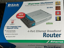 NEW D-Link 4-Port Ethernet Broadband Router DI-604 Cable/DSL XBOX Compatible picture