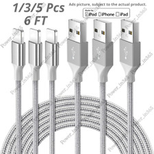 For Apple iPhone 14 13 12 11 X XR 8 7 6 6ft Charger Cable USB Charging Data Cord picture