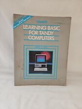 TANDY LEARNING BASIC MANUAL FOR TANDY COMPUTERS TANDY 1000 EX/SX TANDY 3000 HL picture