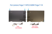 New LCD Rear Back Cover Hinge Kit L&R For Lenovo Yoga 7-14ITL5 82BH Yoga 7-14 US picture