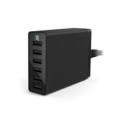 Anker PowerPort 6 60W 6-Port USB Wall Charger for iPhone 7,Galaxy S7,LG,HTC F/S picture