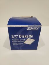 QUILL 3 1/2” Diskettes Formatted Double Sided High Density  1.44 MB (23 disks) picture