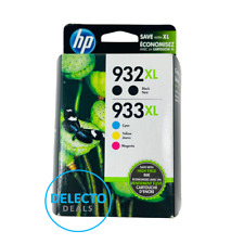GENUINE 5-Pack HP 932XL Black & 933XL C/M/Y Color Ink N9H69FN NEW SEALED BOX picture