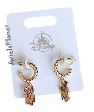 2023 Disney Parks The Lion King 2 Simba Gold Tone Earrings picture