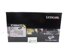 Genuine Lexmark X748H4YG Yellow High Yield Return Program Toner Cartridge picture