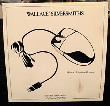 Wallace Silversmiths Silverplated Mouse PS/2 compatible picture